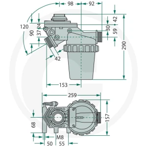 ARAG Filtr ssący 670320102