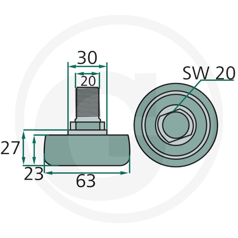GRANIT Rolka tłoka 647688282F - Sklep PoltechParts