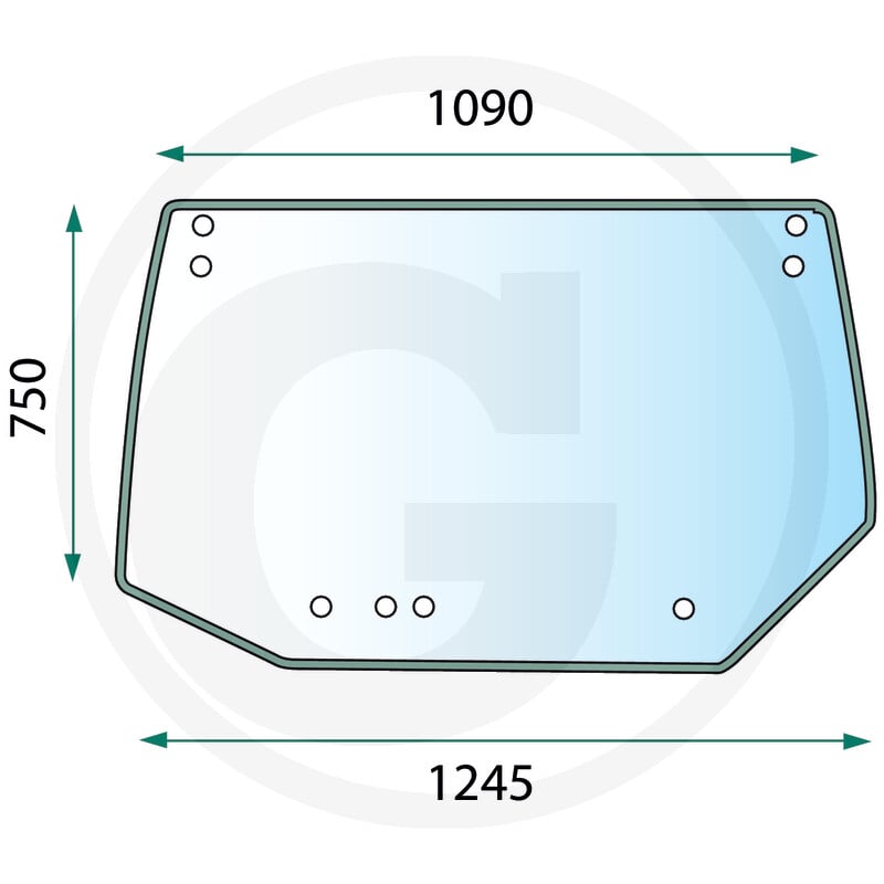 GRANIT Szyba tylna 65015044