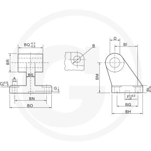 GRANIT ZTI-BEF-GLN-125 Łożysko oporowe 60631601066