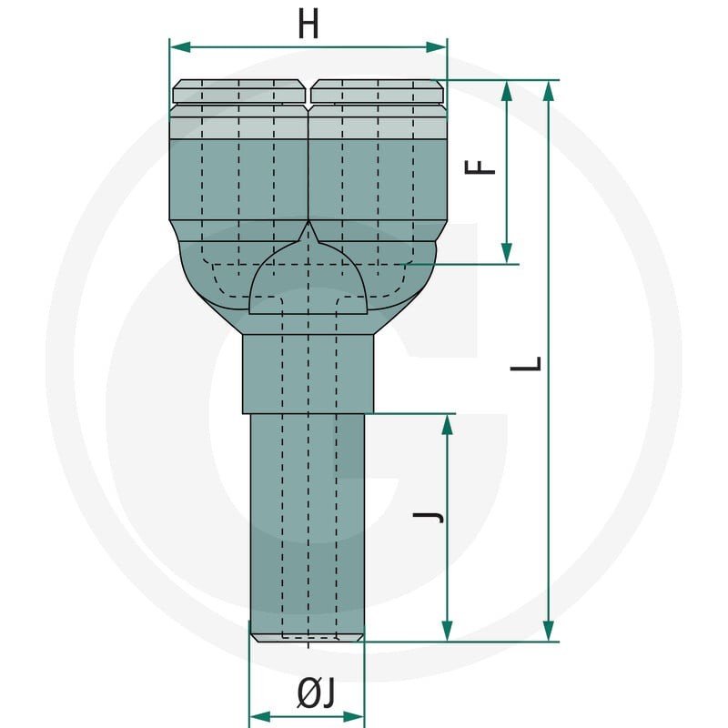 GRANIT B-YS-2x10-10-KU Wtyczka typu Y 60603470212 - Sklep PoltechParts