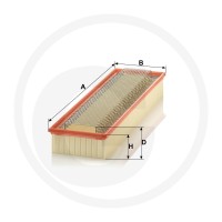 MANN FILTER Filtr powietrza 565C60345 - Sklep PoltechParts