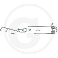 GRANIT Palec przetrząsaczo-zgrabiarki karuzelow 52552561 - Sklep PoltechParts