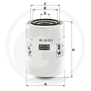 MANN FILTER Filtr hydrauliczny 565WD10013