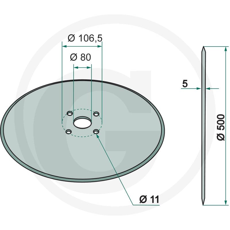 GRANIT Krój tarczowy 5602600001 - Sklep PoltechParts
