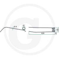 GRANIT Palec zgrabiarki pokosowej 52550010 - Sklep PoltechParts