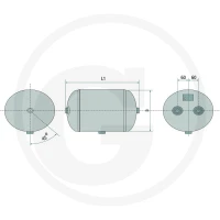 Frauenthal Zbiornik pneumatyczny, stalowy 8273000019 - Sklep PoltechParts