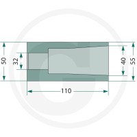 GRANIT Tuleja do przyspawania 4301104000 - Sklep PoltechParts