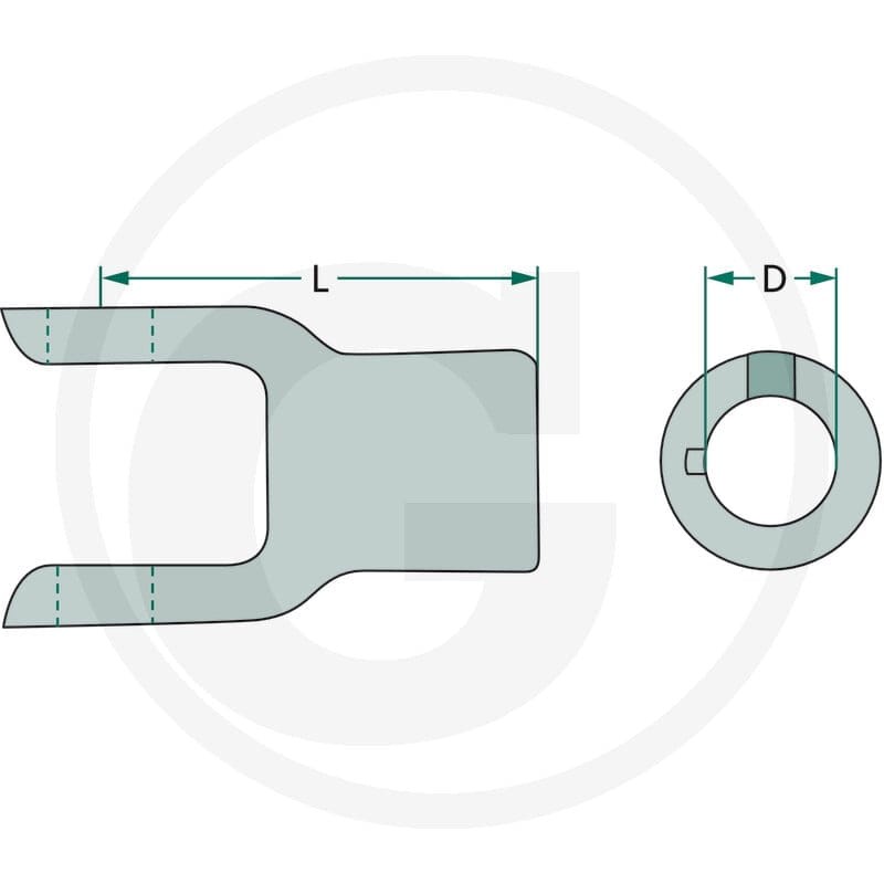 Weasler Widełki piasty 397420035335 - Sklep PoltechParts
