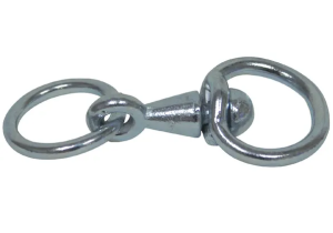 Okrętka z kółkiem odlew ocynk, 6 mm