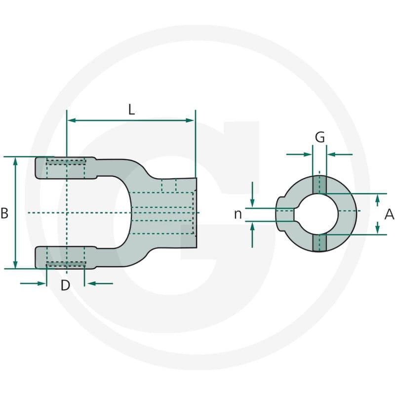 Walterscheid Widełki piasty 395041625 - Sklep PoltechParts