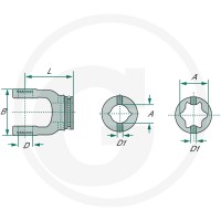 Walterscheid Widełki wpustowe 395041187 - Sklep PoltechParts