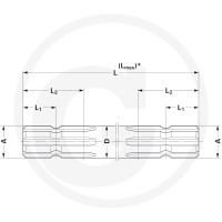 Walterscheid Wałek przyłączeniowy 395018951 - Sklep PoltechParts