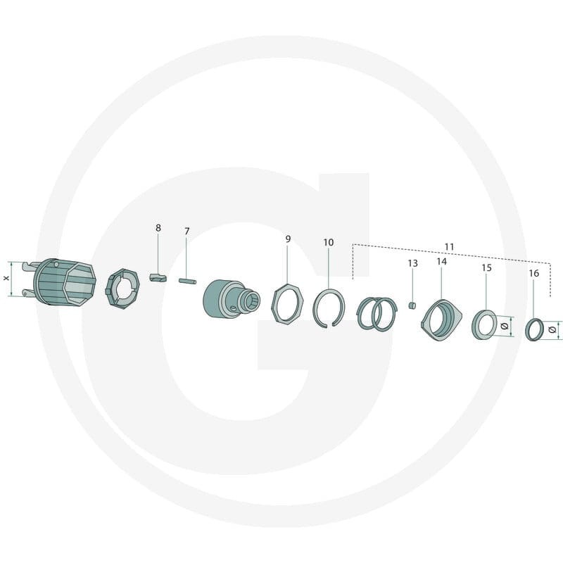 Walterscheid Pierścień osadczy 395020707 - Sklep PoltechParts