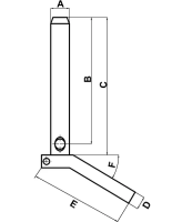 Lower link pin | poltechparts.pl