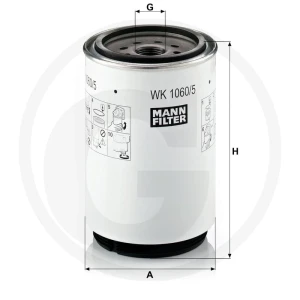 MANN FILTER Filtr paliwa 565WK1060.5X