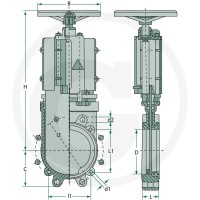 MZ Zasuwa płytkowa 40510E15000V - Sklep PoltechParts