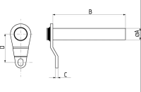 Sworzeń 20x195 mm | poltechparts.pl