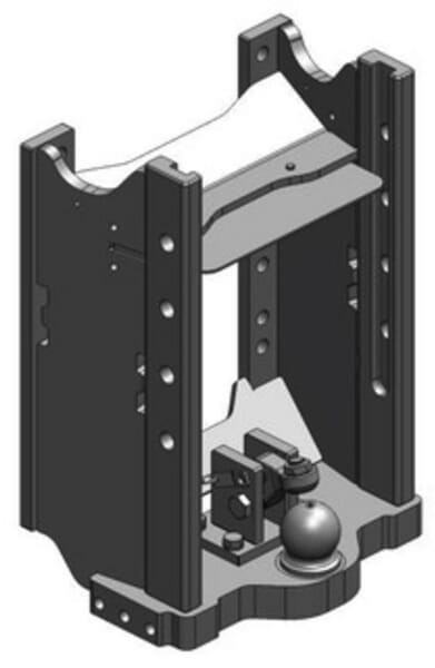 Korpus zaczepu, K80 W390 001208900A02