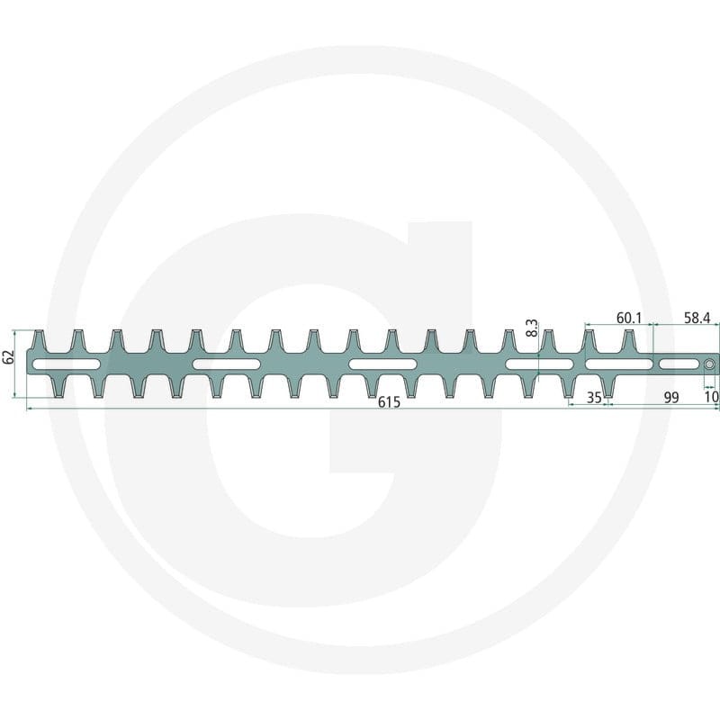 GRANIT Nóż do nożyc do żywopłotu 13271132 - Sklep PoltechParts