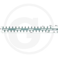 GRANIT Nóż do nożyc do żywopłotu 13271132 - Sklep PoltechParts
