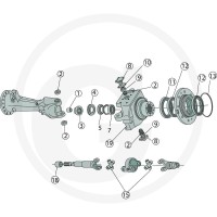 GRANIT Sworzeń łożyska 72712183 - Sklep PoltechParts