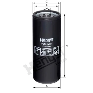Hengst Filtr paliwa H264WK 866H264WK