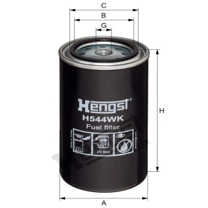 Hengst Filtr paliwa H544WK D422 12115038