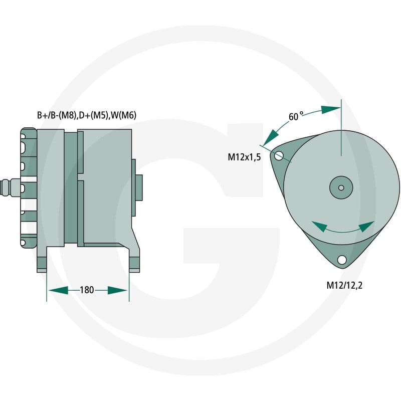 BOSCH Generator 2500986041640