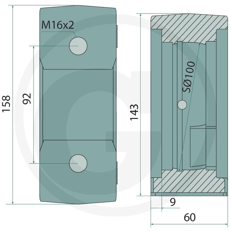 GRANIT Oprawa stojąca łożyska 1802200020 - Sklep PoltechParts