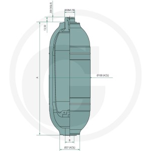 Hydro-Leduc Akumulator pęcherzowy 700 cm³ G1/2” 85048040