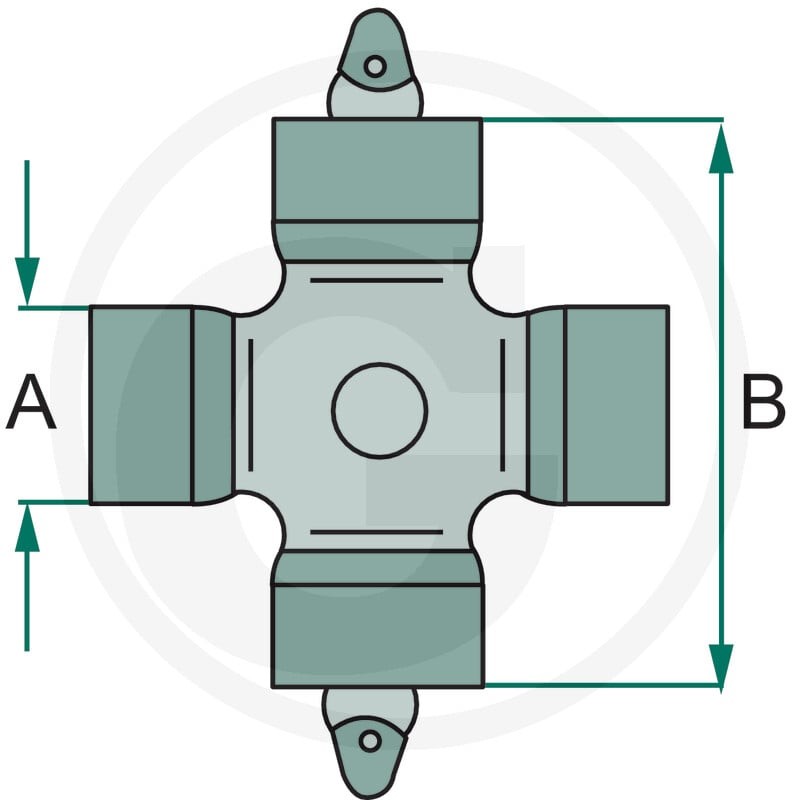 ZF Krzyżak przegubu 5450501204373 - 5450501204373 - Sklep rolniczy PoltechParts