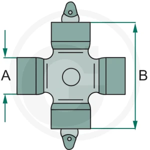 ZF Krzyżak przegubu 5450501204373