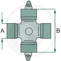 ZF Krzyżak przegubu 5450501204374 - 5450501204374 - Sklep rolniczy PoltechParts