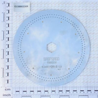 Tarcza wysiewająca 2x90 otw. 0,8 mm GASPARDO G15880330R