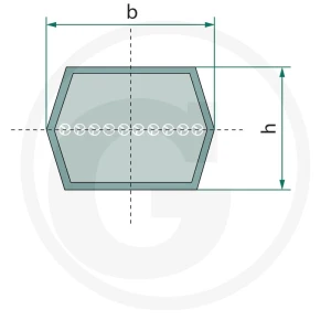 Optibelt Doppelkeilriemen 12398918