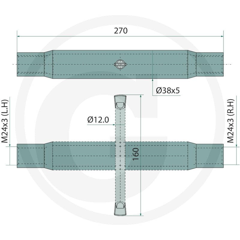 GRANIT Link górny M24X3.0 11467492 - Sklep PoltechParts
