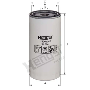 Hengst Filtr oleju H200W42 12105484