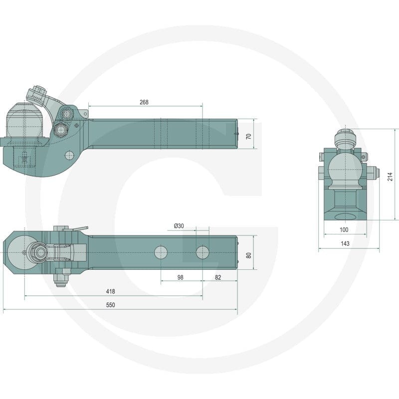 Scharmüller Pick-Up Hitch 77700429100 - Sklep PoltechParts