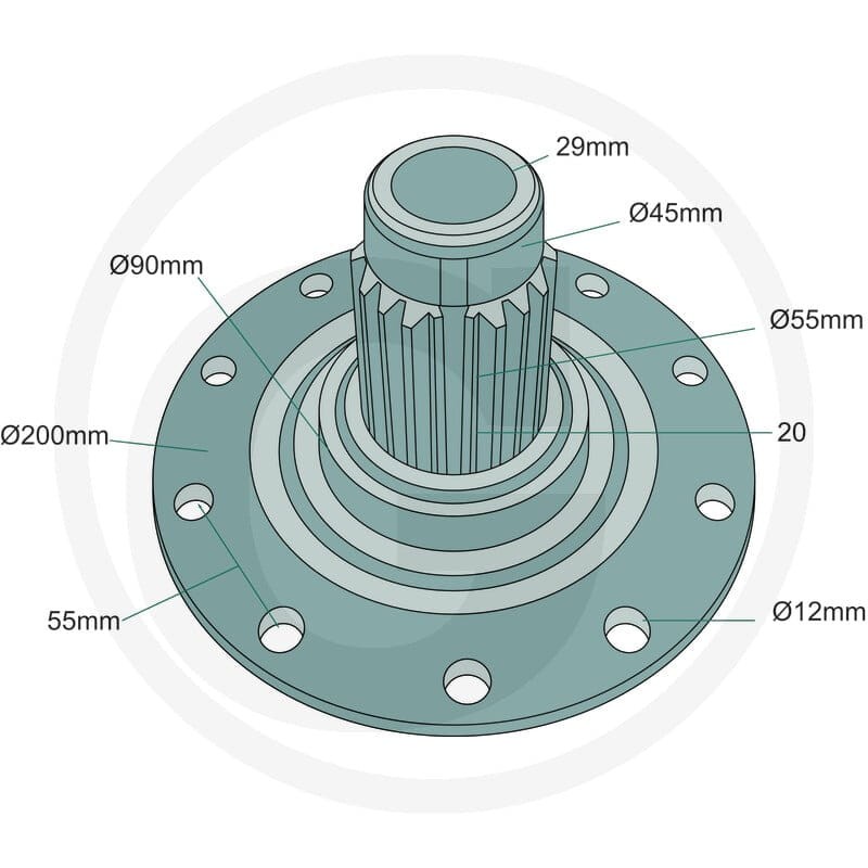 GRANIT Wspornik piasty 72717120 - Sklep PoltechParts