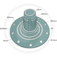 GRANIT Wspornik piasty 72717120 - Sklep PoltechParts