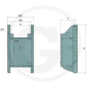 Sauermann Rama zaczepowa APL-SH mK HS 635-APL-SH 711650010