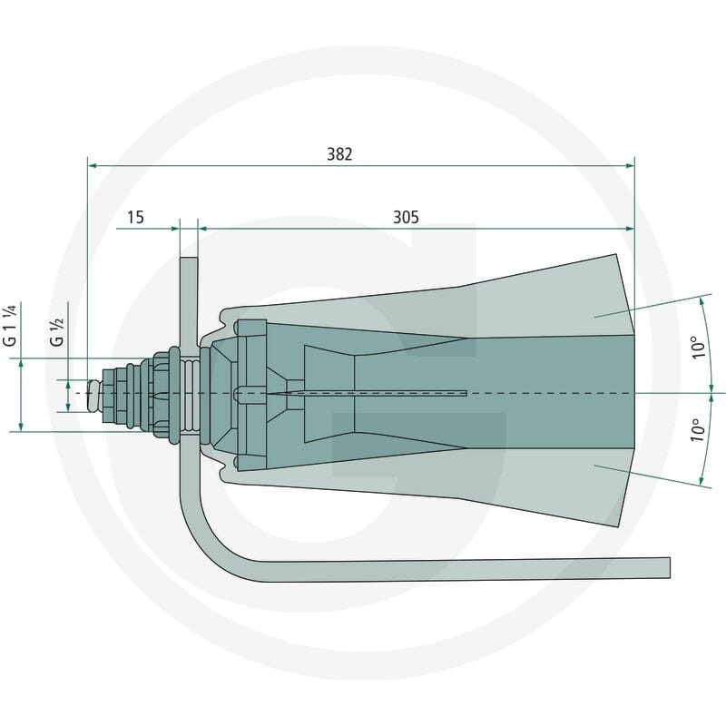 ARAG Mieszadło hydrauliczne 670502063 - Sklep PoltechParts