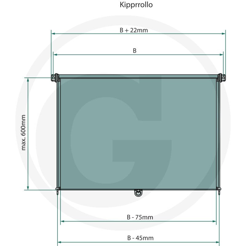 GRANIT Roleta z kabłąkiem 654960009 - Sklep PoltechParts