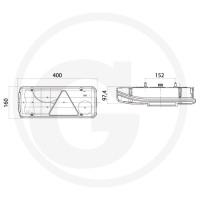 Vignal Lampa tylna "LC8T" 50783840689 - Sklep PoltechParts