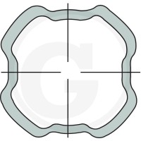 BONDIOLI & PAVESI Wał przegubowy S6, długość: 1210 mm 415CS6R121CEWR01R7 - Sklep PoltechParts