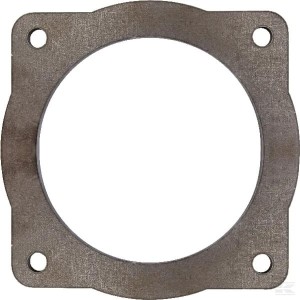 Kołnierz czworokątny do przyspawania, czarny 6"