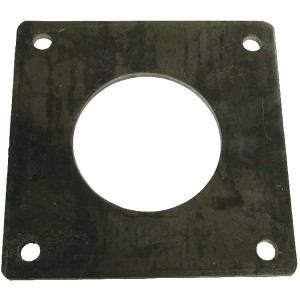 Kołnierz czworokątny do przyspawania, czarny 4"