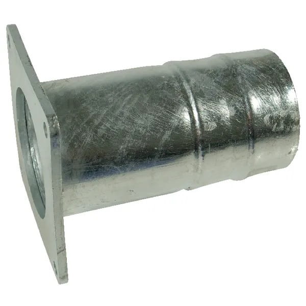 Kołnierz czworokątny 8" z końcówką węża do lejka rozlewającego 160 mm