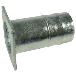 Kołnierz czworokątny 8" z końcówką węża do lejka rozlewającego 160 mm